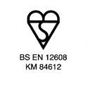 A heart with the initials bs en km 8 4 6 1 2